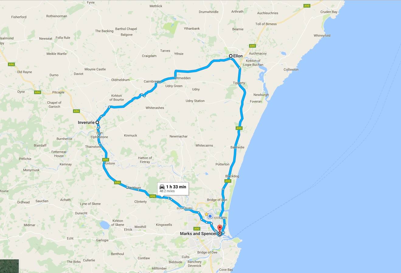Route and Price Calculation for Aberdeen City Removal